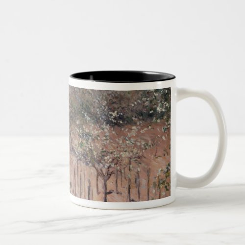 Orchard with Flowering Apple Trees Colombes Two_Tone Coffee Mug