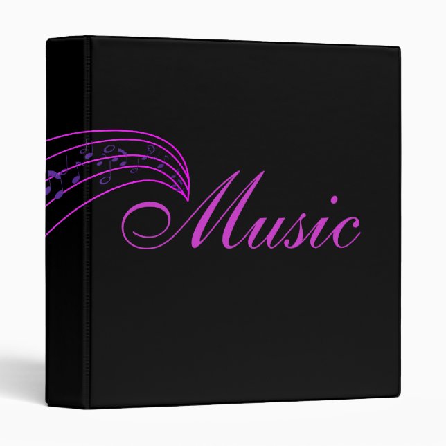 Orchestra Band Member Sheet Music Songs Book Binder (Front/Spine)