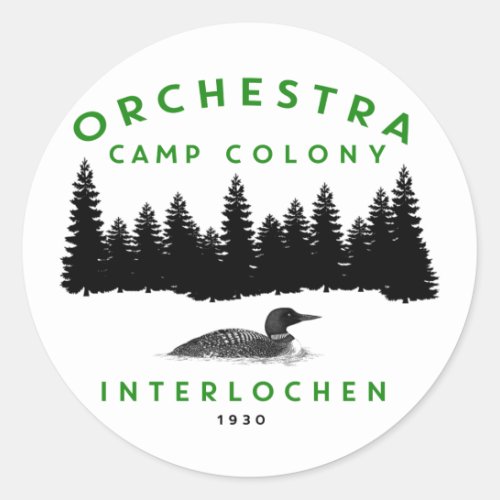 Orchestra Camp Colony Stickers