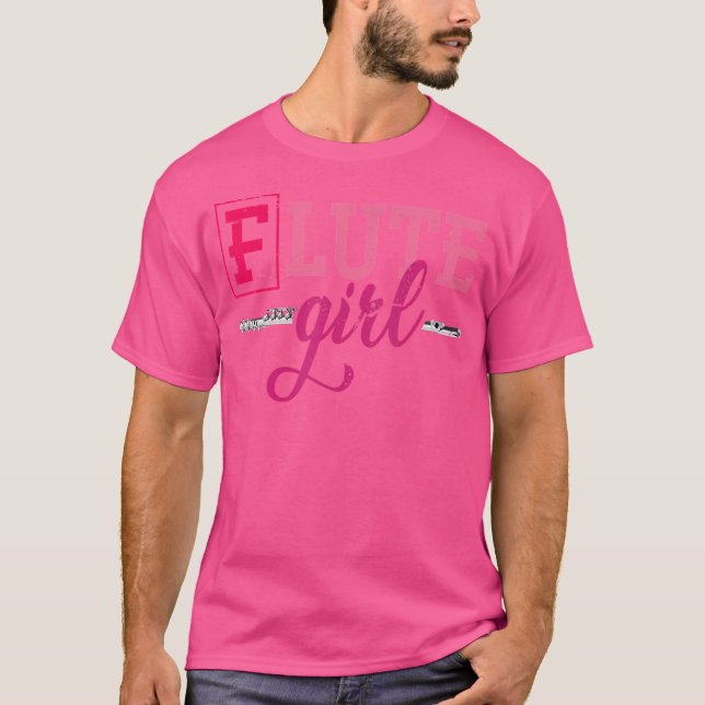 Orchestra Classical Musician Flutist Girls Gift Fl T-Shirt (Front)