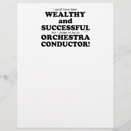 Orchestra Conductor Wealthy & Successful (Front)