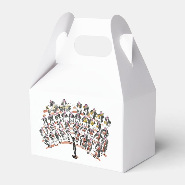 Orchestra Favor Boxes (Front Side)