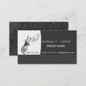 Orchestra   French Horn Business Card (Front/Back)