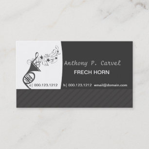 Orchestra French Horn Business Card