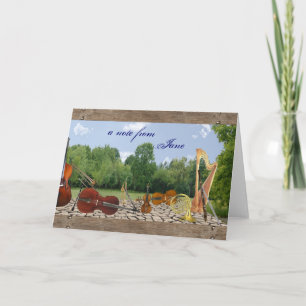 Orchestra Instruments Notecard