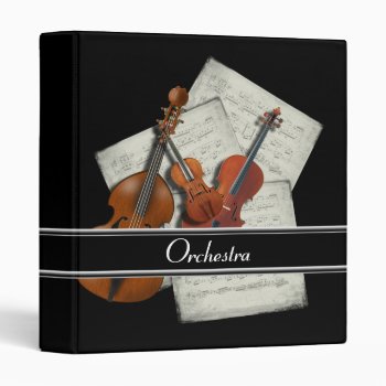 Orchestra Music Binder by oldrockerdude at Zazzle