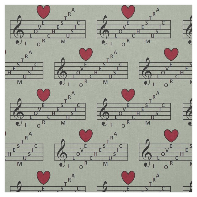 Orchestra Music Fabric (Swatch)