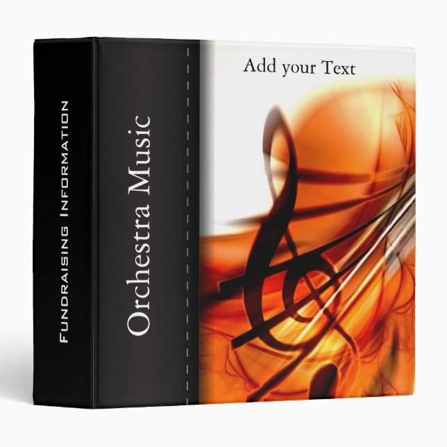 Orchestra 🎻  Music Fundraising Binder (Front/Spine)