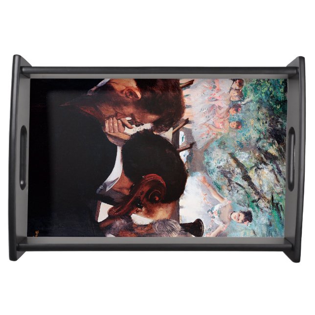 Orchestra Musicians, Edgar Degas Serving Tray (Front)
