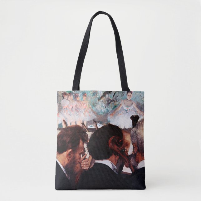 Orchestra Musicians, Edgar Degas Tote Bag (Front)