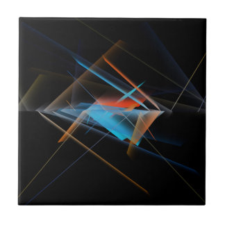 Orchestra of Polygons Ceramic Tile