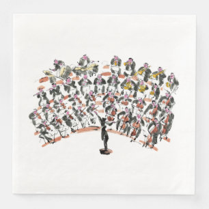 Orchestra Paper Dinner Napkins