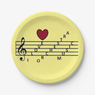Orchestra Paper Plates