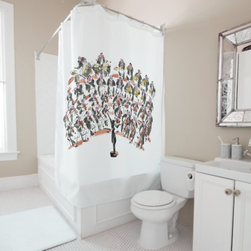 Orchestra Shower Curtain