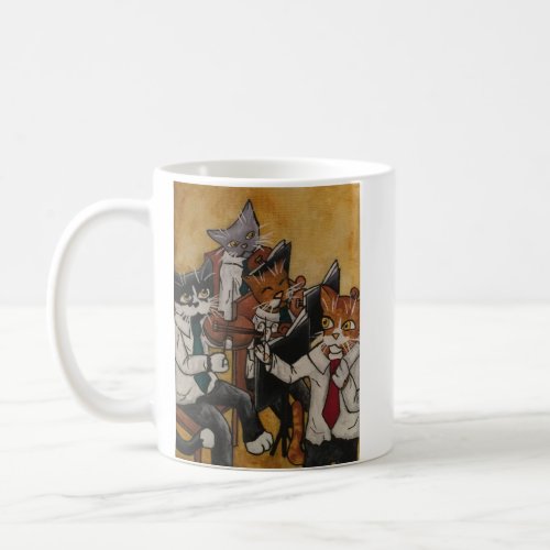 Orchestral Cats Coffee Mug