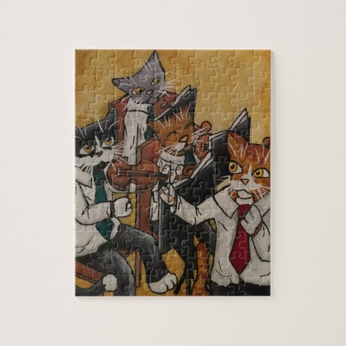 Orchestral Cats Jigsaw Puzzle