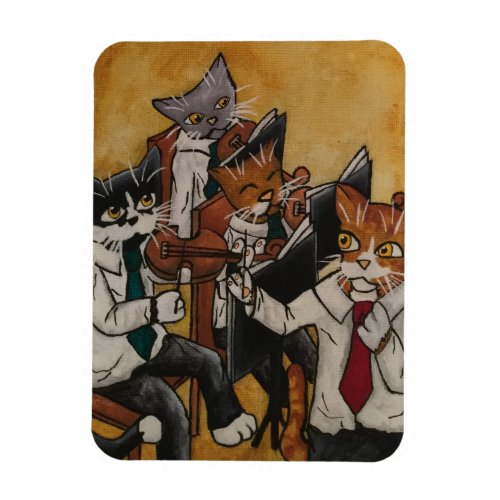 Orchestral Cats Magnet