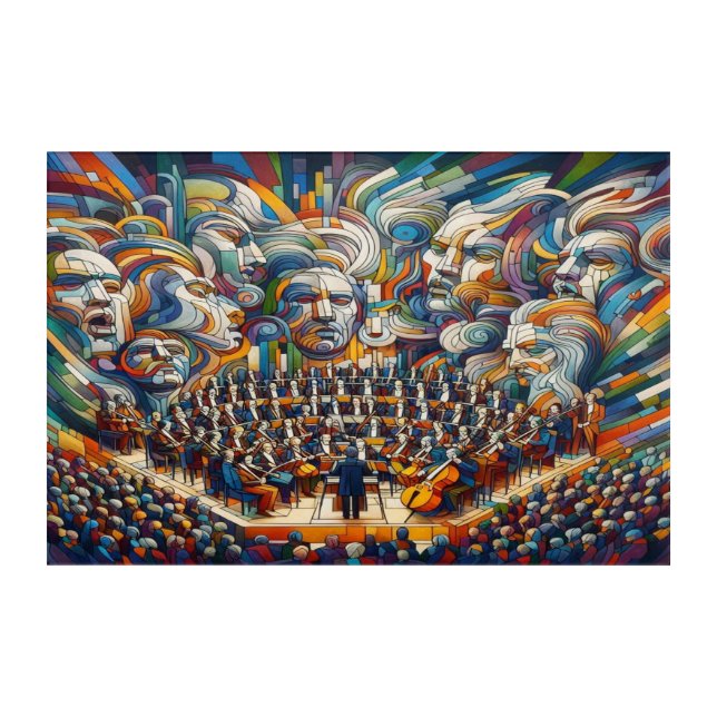 Orchestral Kaleidoscope: A Fusion of Music and Art (Front)