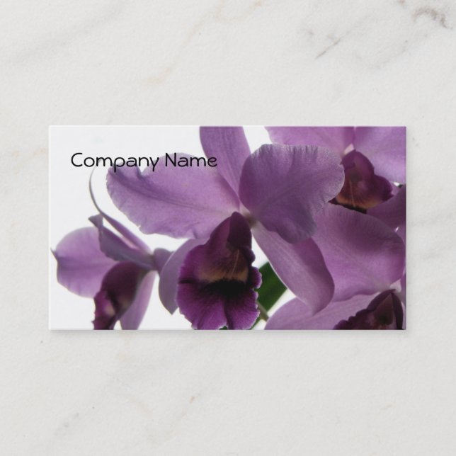 Orchid 1 business card (Front)