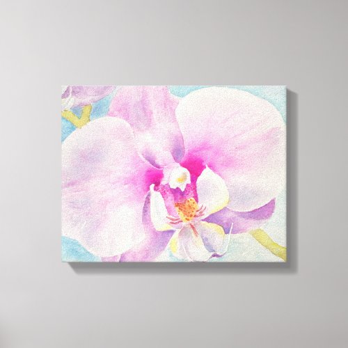 Orchid 2 Watercolor on Canvas