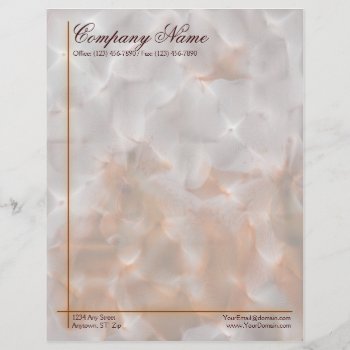 Orchid Abstract Letterhead Template by LivingLife at Zazzle