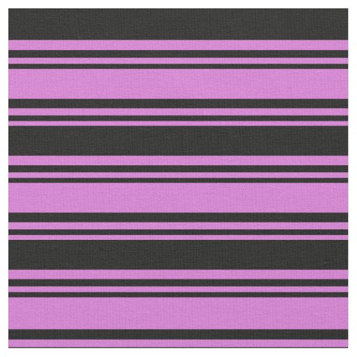 Orchid and Black Colored Pattern Fabric