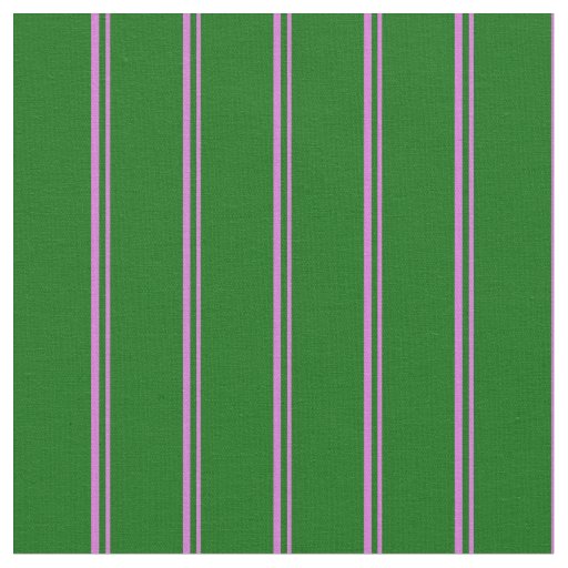 Orchid and Dark Green Pattern Fabric