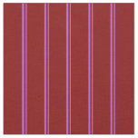 Orchid and Maroon Striped/Lined Pattern Fabric