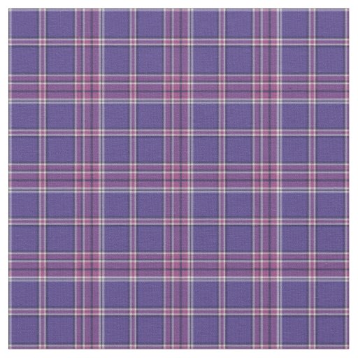 Orchid and Violet Purple Fashion Plaid Fabric