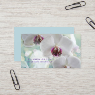Orchid Aromatherapy Salon E S T H E T I C I A N Business Card