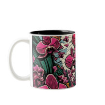 Orchid Art Design Mug