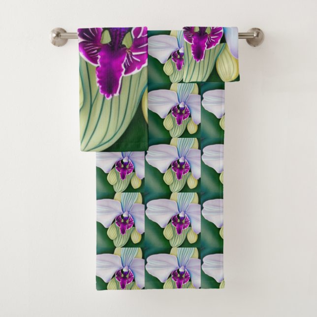 Orchid Beauty Bath Towel Set (Insitu)