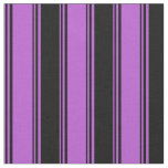 Orchid &amp; Black Striped/Lined Pattern Fabric
