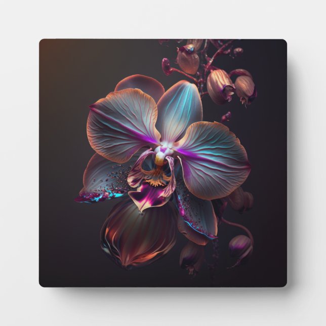 Orchid Blossom Plaque (Front)