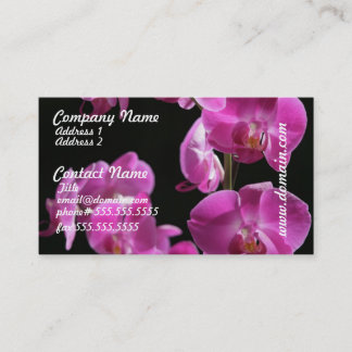 Orchid Blossoms Business Cards