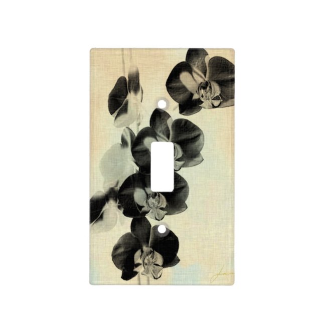 Orchid Blush Panels III Light Switch Cover (Front)