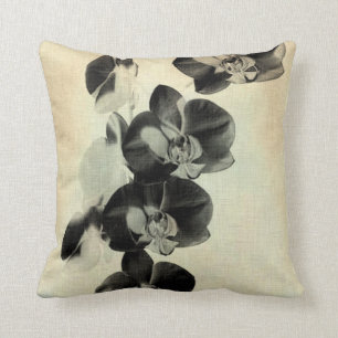 Orchid Blush Panels III Throw Pillow