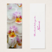 Orchid Bookmark (Front & Back)