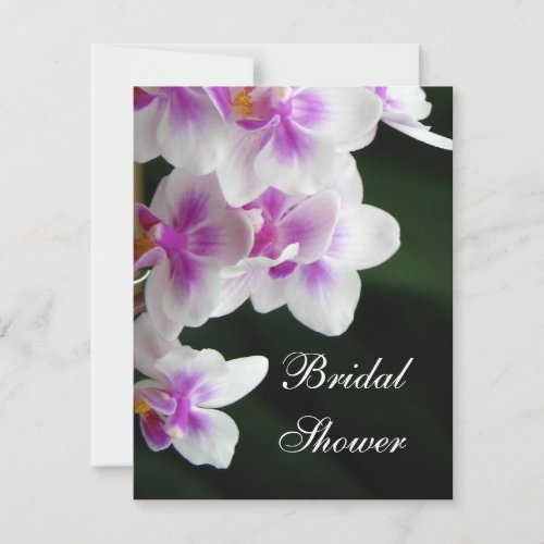 Orchid Bridal Shower Invitation
