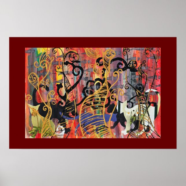 Orchid Cats Poster (Front)