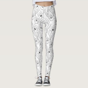Orchid , Cattleya , sketch Leggings