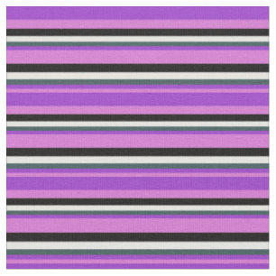 Orchid, Dark Orchid, Dark Slate Gray, White, Black Fabric
