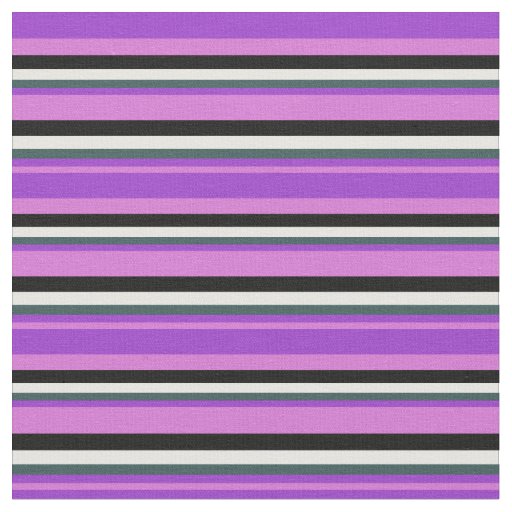 Orchid, Dark Orchid, Dark Slate Gray, White, Black Fabric