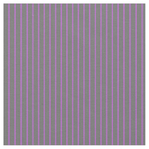 Orchid & Dim Grey Pattern of Stripes Fabric