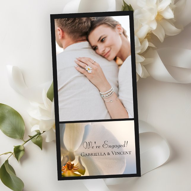 Orchid Elegance Wedding Engagement Announcement (Creator Uploaded)