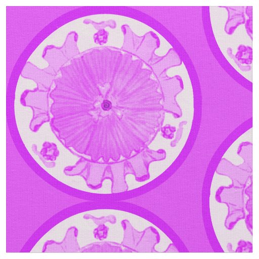 Orchid Floral Light Passion flower plate fabric