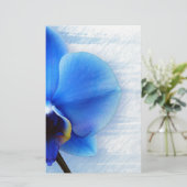 Orchid Flower Blue Love Peace Destiny Gift (Standing Front)