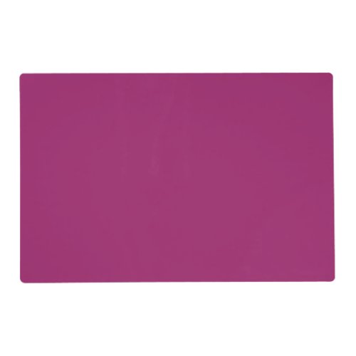 Orchid Flower Deep Pink Purple Solid Color 2022 Placemat
