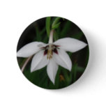 Orchid Flower Round Pin