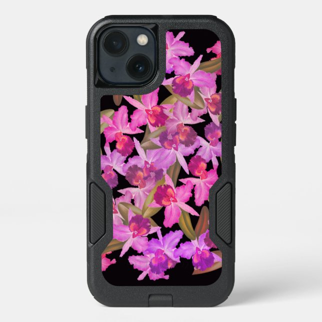 Orchid Flowers Defender Samsung Galaxy S8 Case (Back)